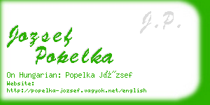 jozsef popelka business card